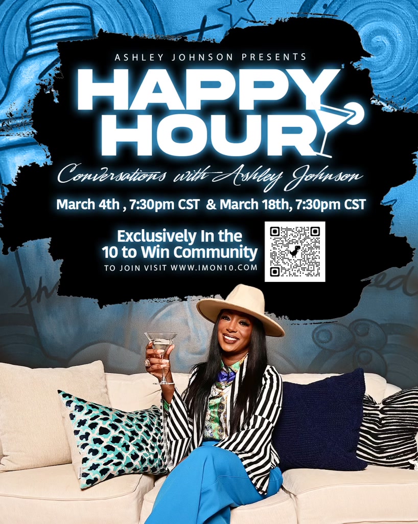 Happy Hour — Conversations with Ashley Johnson — Print project by We Design Culture, Little Rock, AR